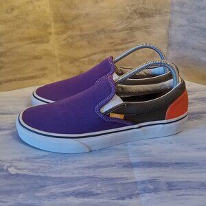 Vans Color Block Slip-on Shoes Men size 8 / Woman size 9.5